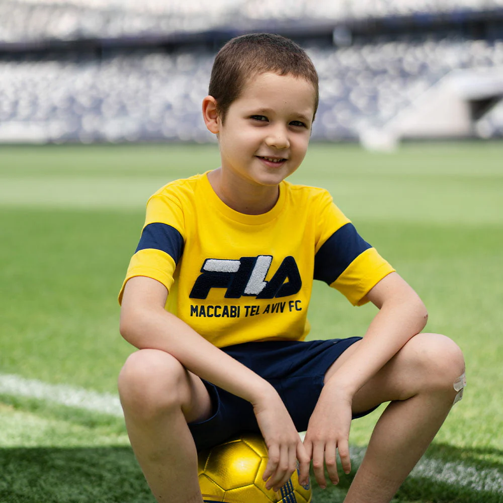 חולצת טי צהובה לילד FILA קיץ 2021 - Image 2